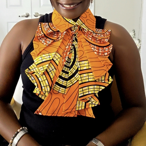 New Colorful Ankara Patterned Collars - Picture 6 of 8